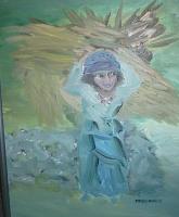 Gathering Hay in Nepal